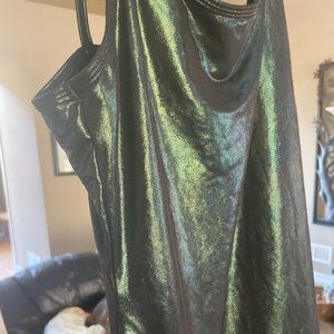 club body con metallic dress